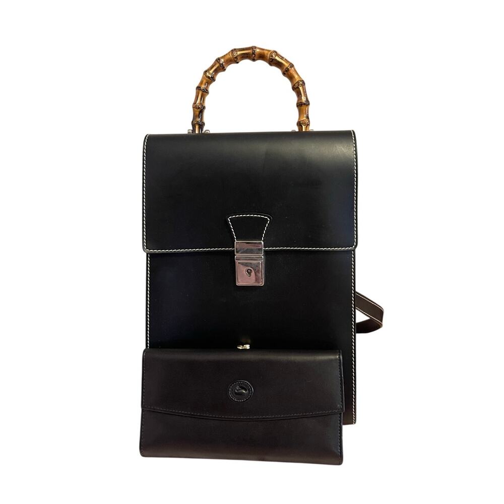 °。⋆♡ Dooney & Bourke Mini Backpack and Wallet Black Set - Picture 2 of 13